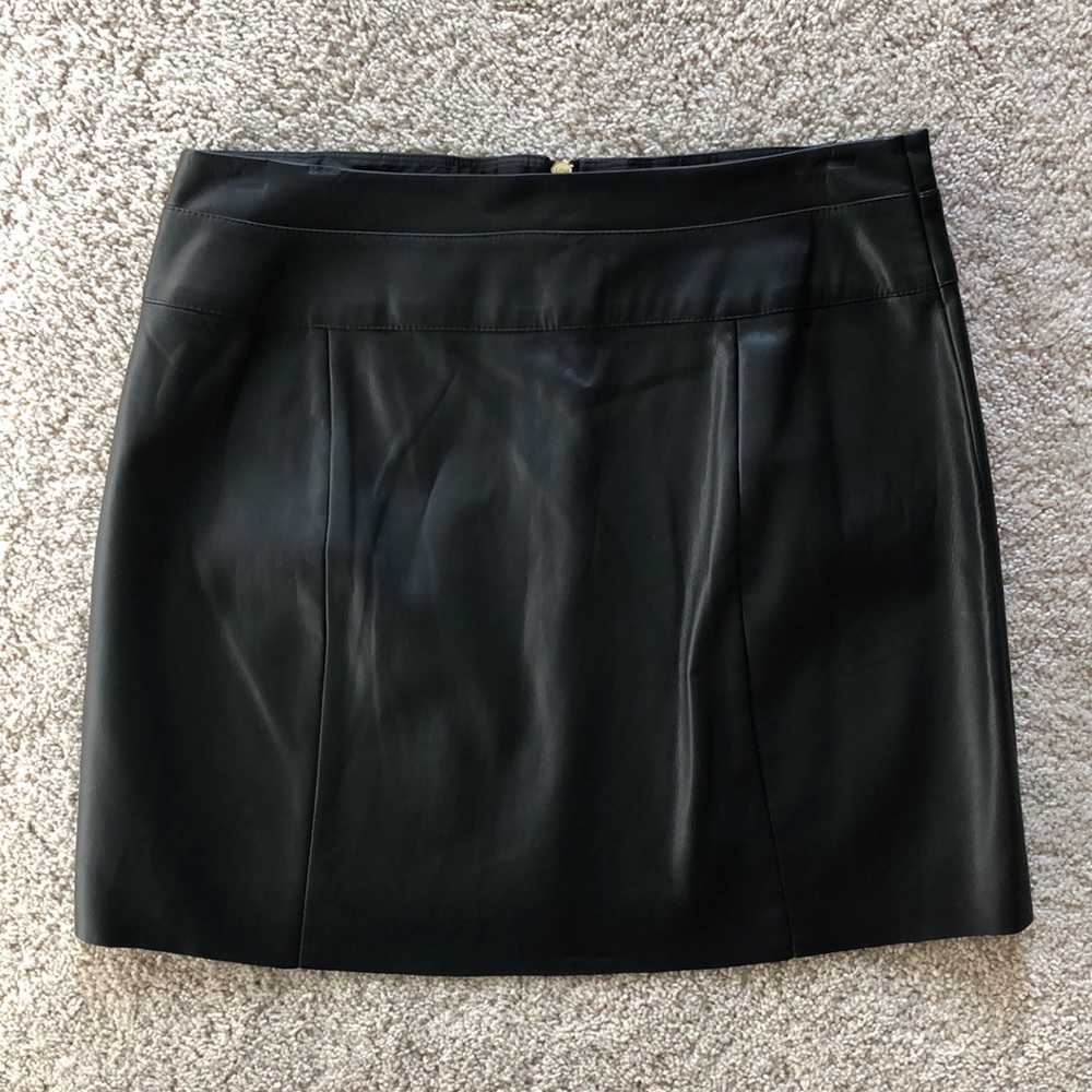 Express Size 10 Leather Skirt